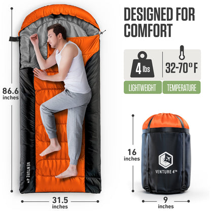 Sleeping Bag for Big and Tall Campers