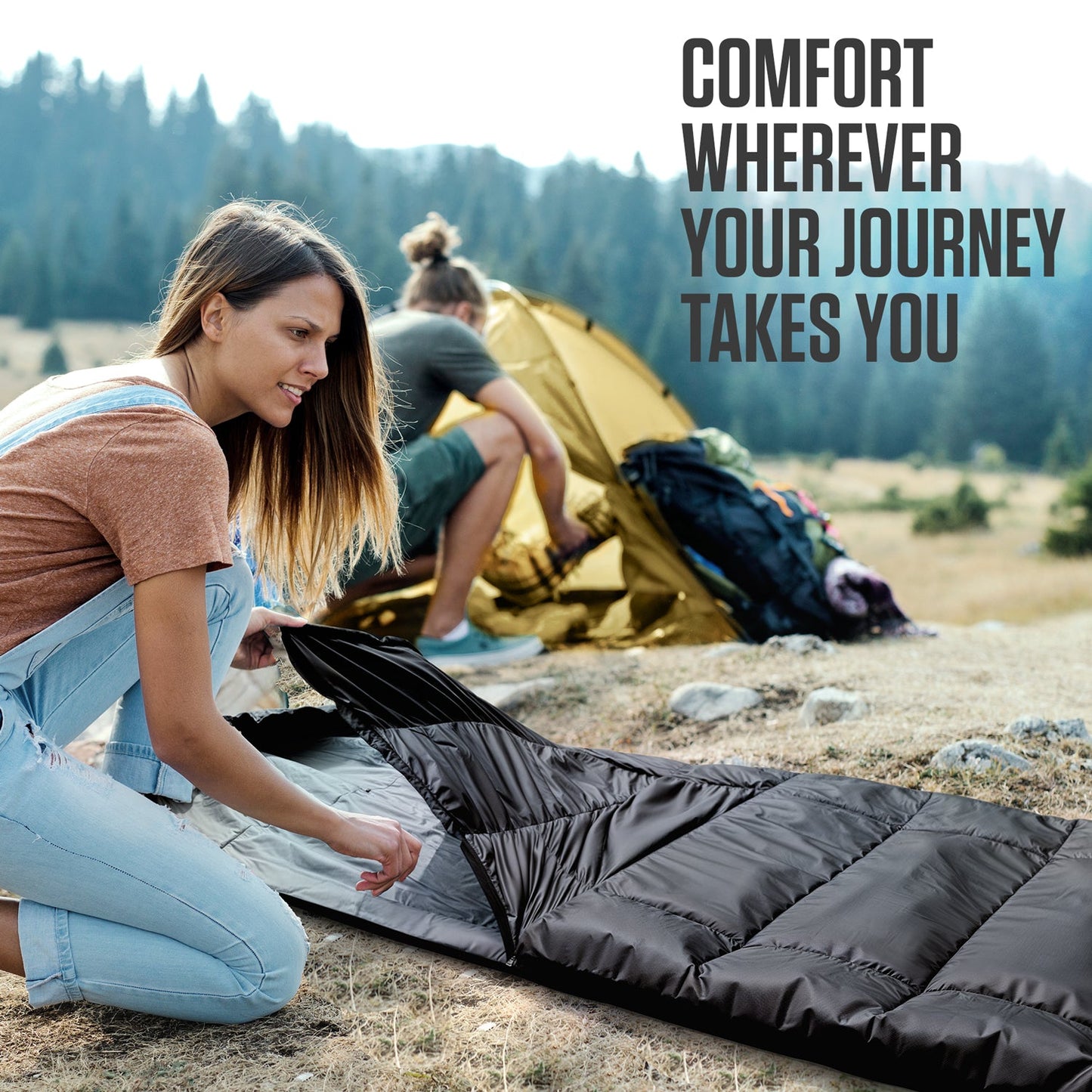Sleeping Bag for Big and Tall Campers