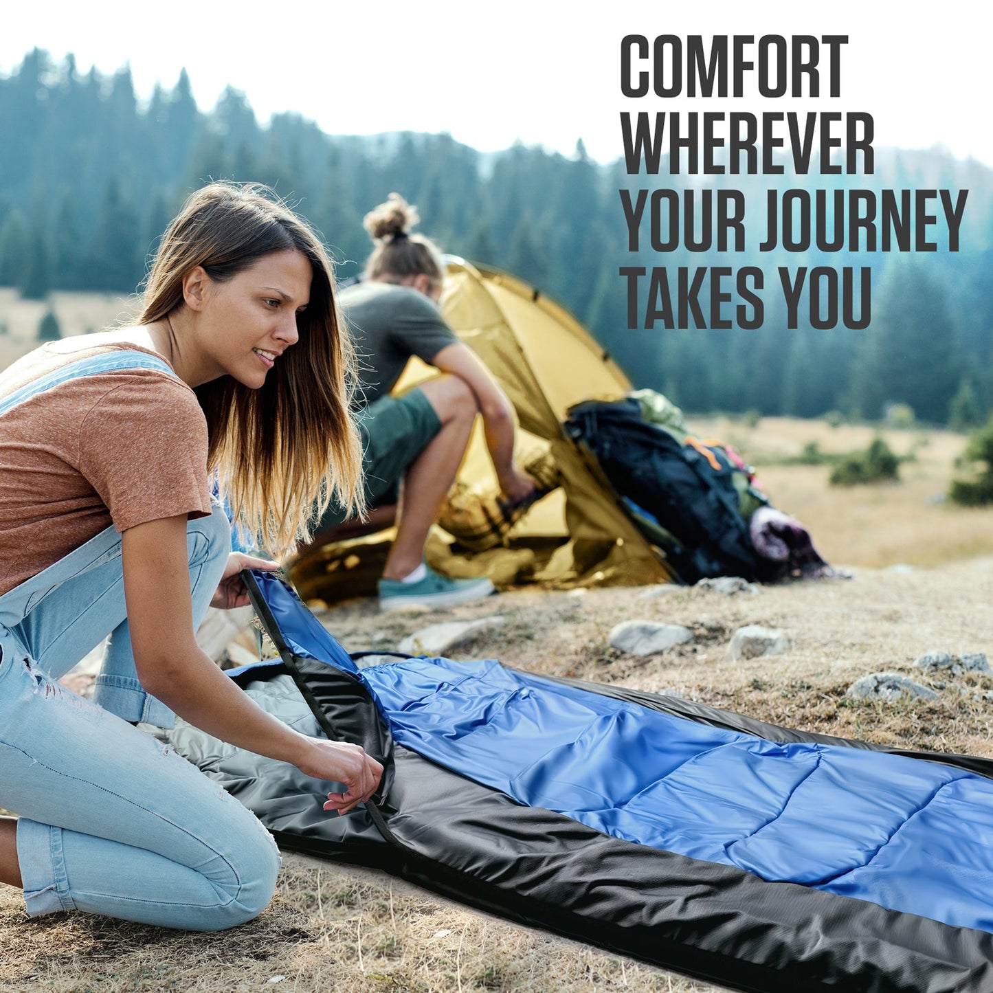 Sleeping Bag for Big and Tall Campers