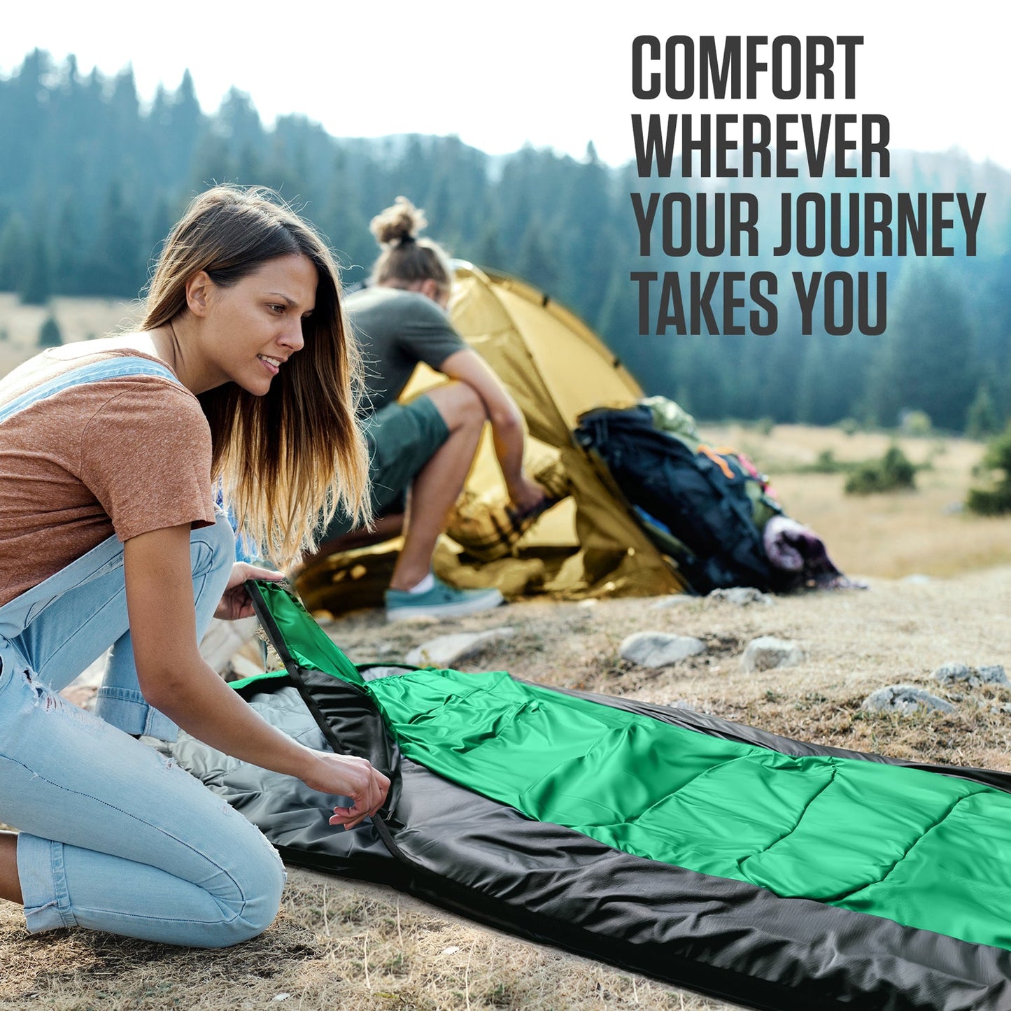 Sleeping Bag for Big and Tall Campers