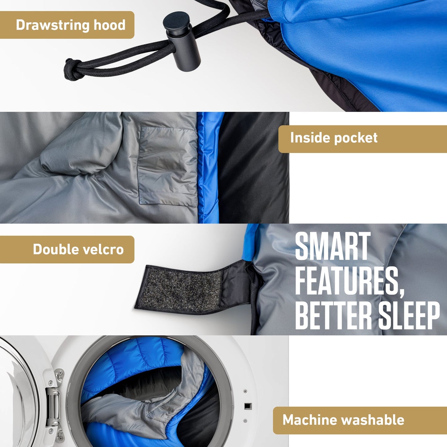 Sleeping Bag for Big and Tall Campers