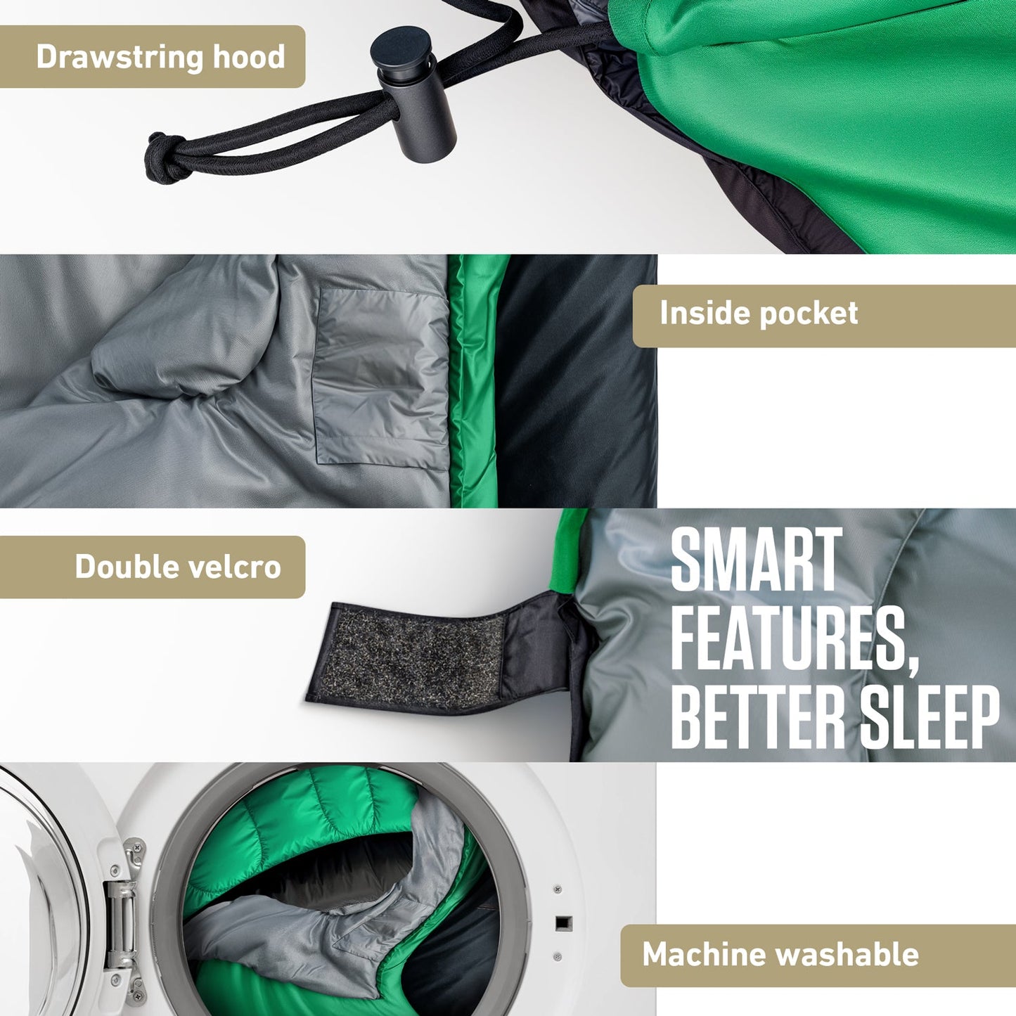 Sleeping Bag for Big and Tall Campers