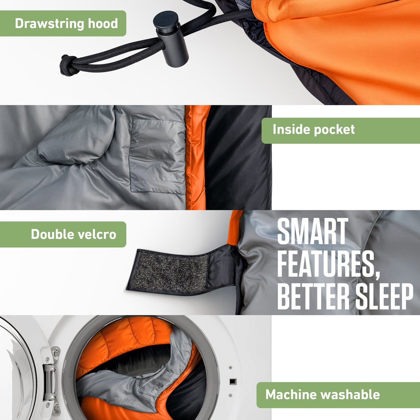 Sleeping Bag for Big and Tall Campers