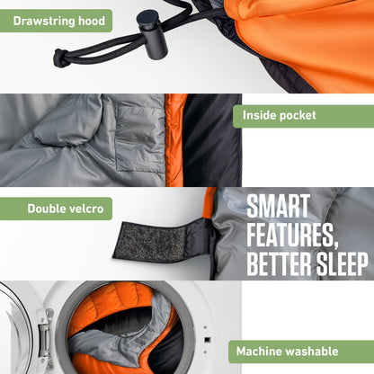 Sleeping Bag for Big and Tall Campers