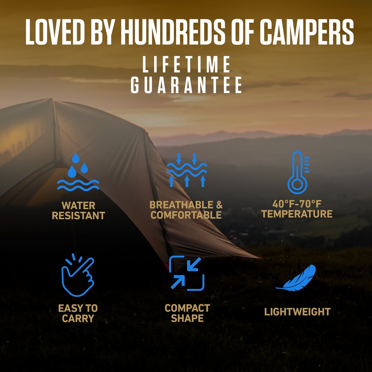 Sleeping Bag for Big and Tall Campers