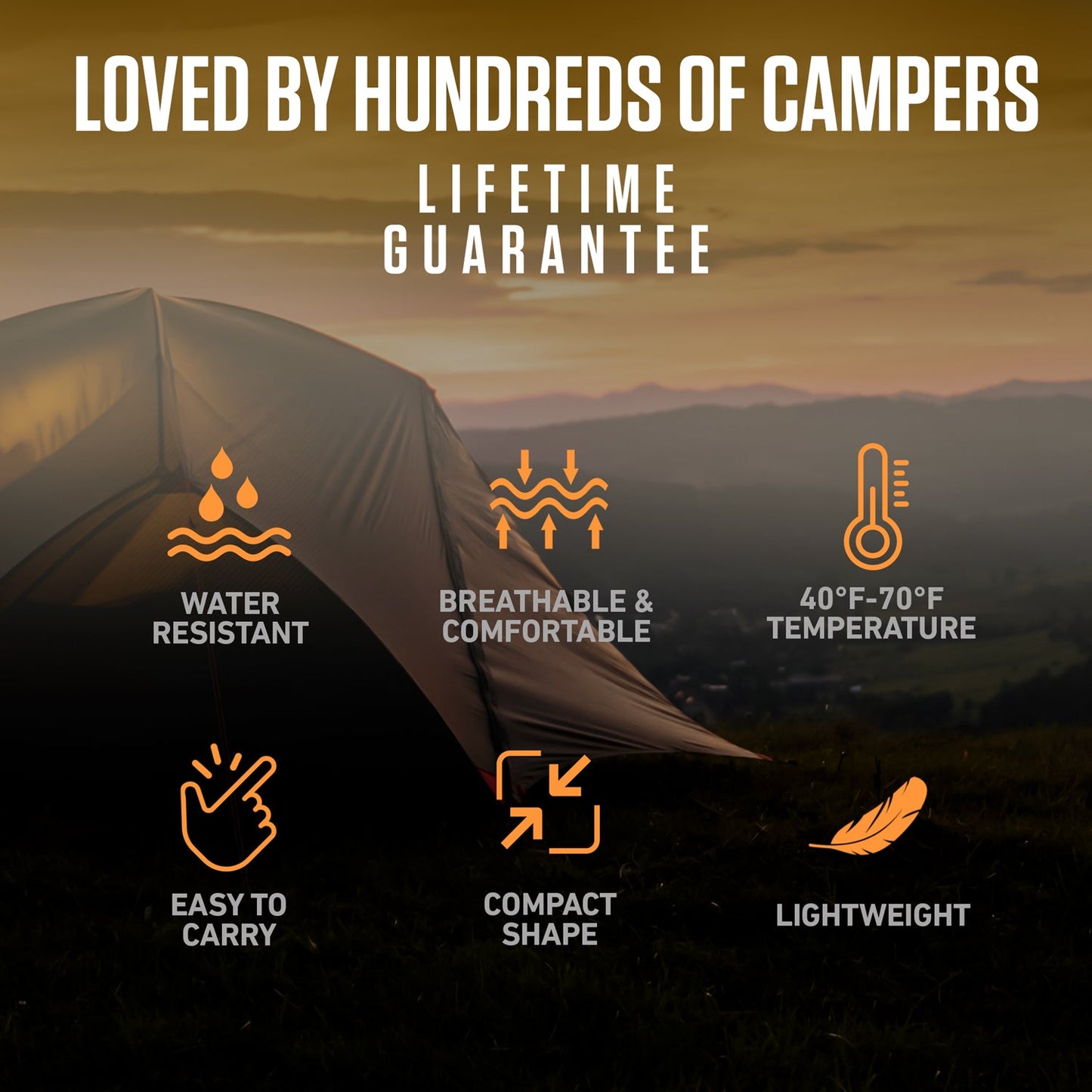Sleeping Bag for Big and Tall Campers