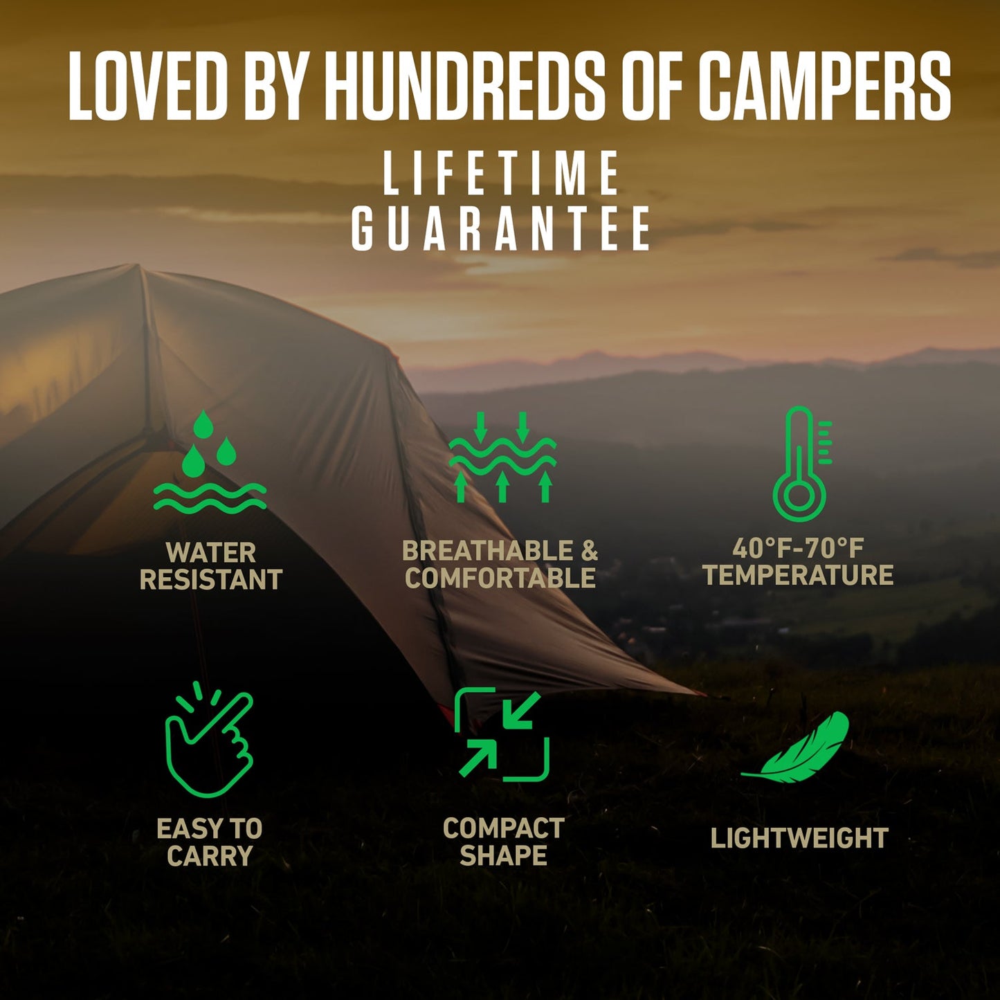 Sleeping Bag for Big and Tall Campers