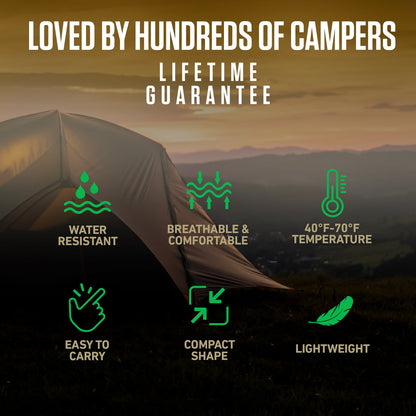 Sleeping Bag for Big and Tall Campers