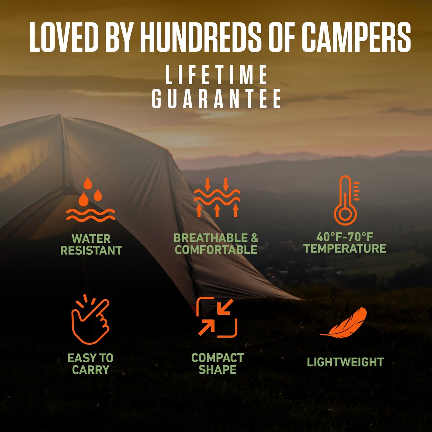 Sleeping Bag for Big and Tall Campers