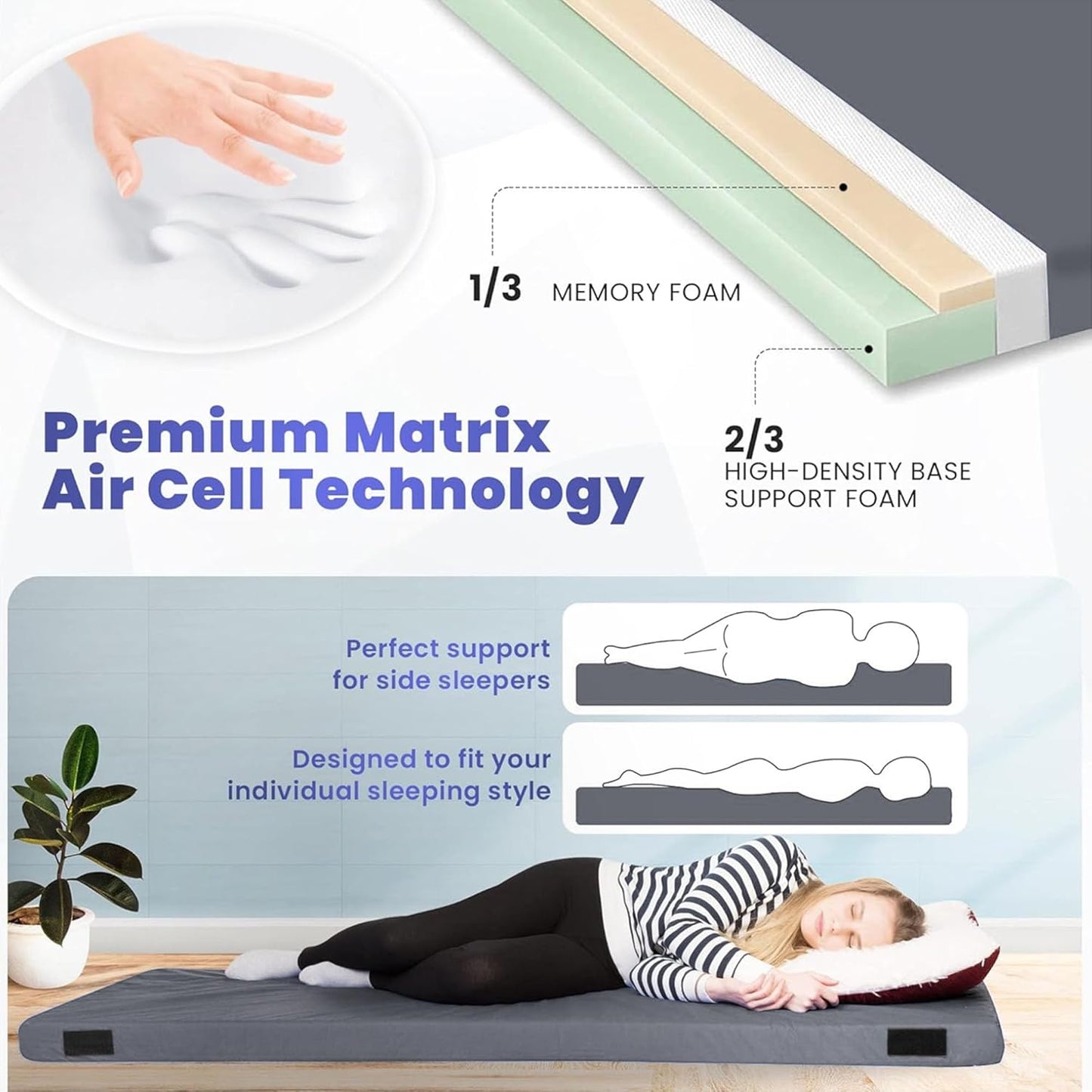 Memory Foam Camping Mattress