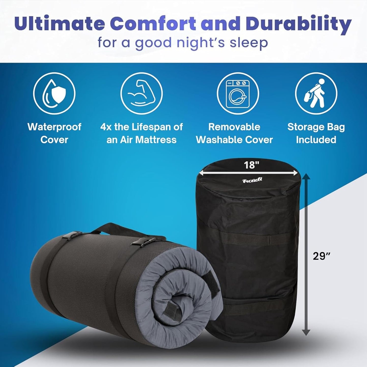 Memory Foam Camping Mattress