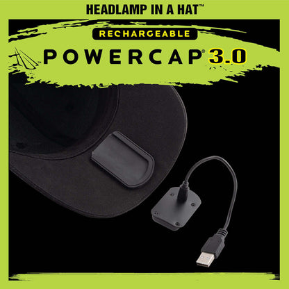 POWERCAP 3.0 Rechargeable LED Lighted Headlamp Hats