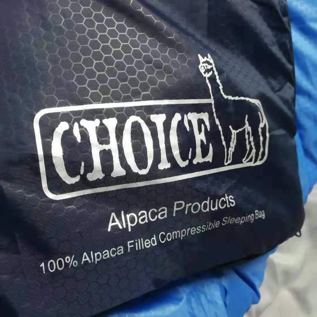 Alpaca Filled Compressible Sleeping Bag