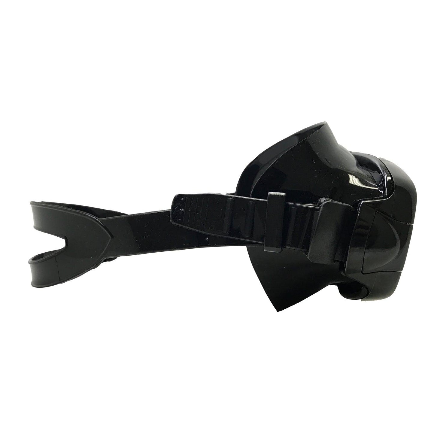 Scuba Dive Mask with Yellow Mirror Coated Lense + Black Snorkel Combo