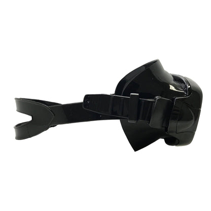 Scuba Dive Mask with Yellow Mirror Coated Lense + Black Snorkel Combo