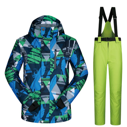 Men's Snow Ski Suit Outdoor High End Large-Size