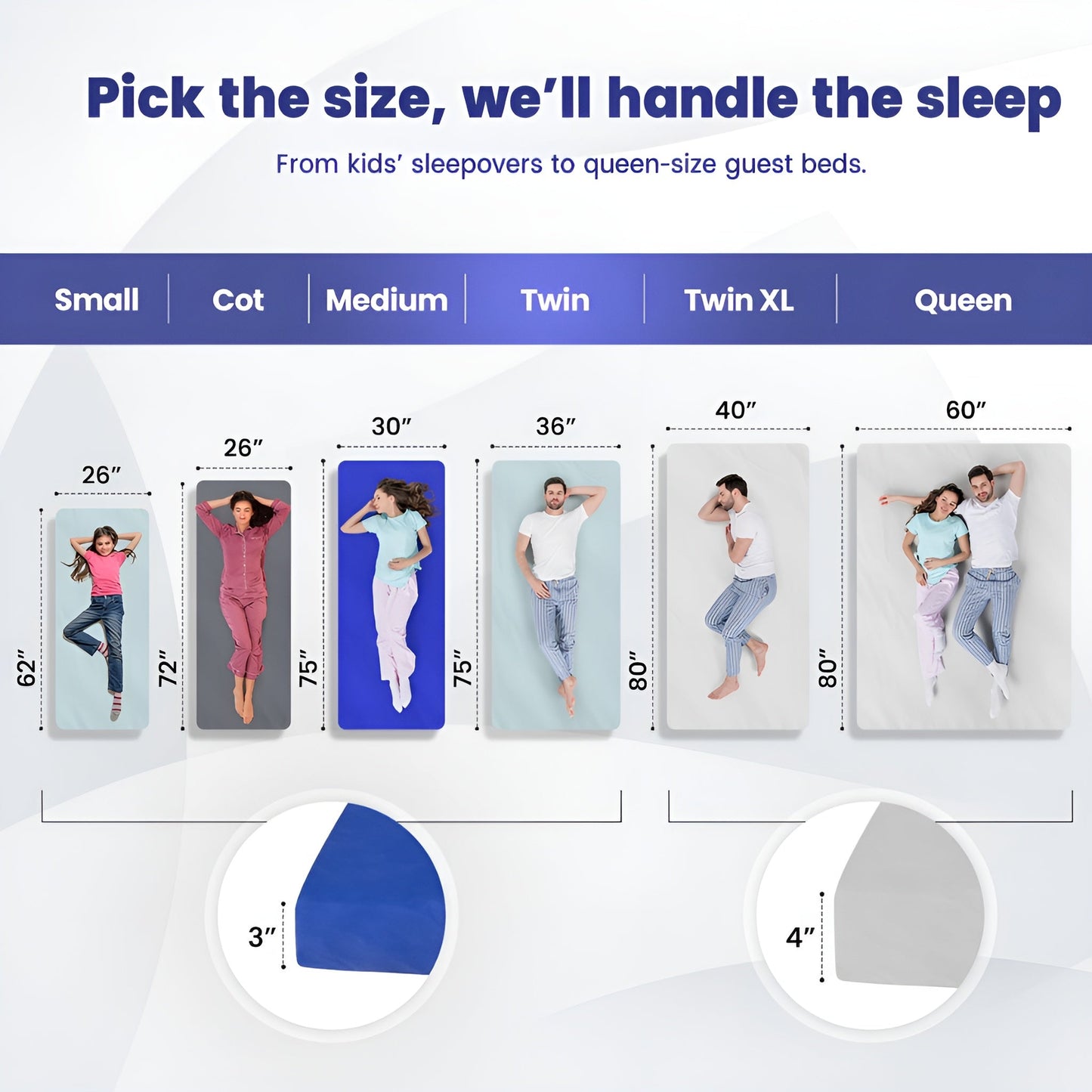 Memory Foam Camping Mattress