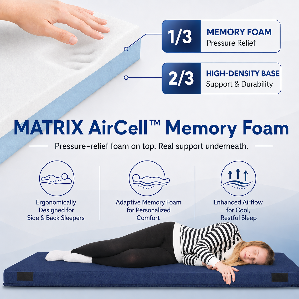 Memory Foam Camping Mattress