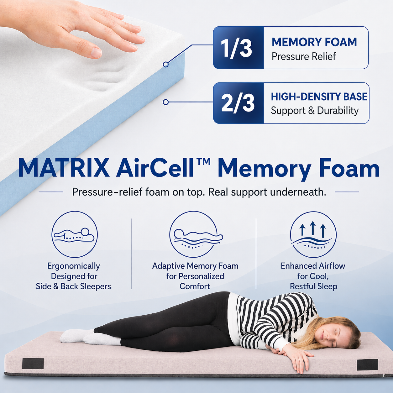Memory Foam Camping Mattress