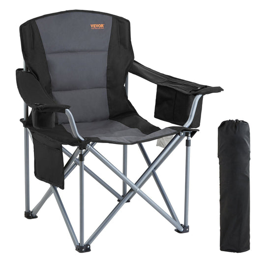 Camping Folding Chair for Adults, with Side Pockets