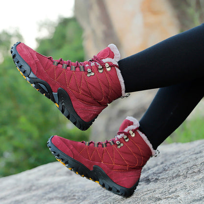 Winter Snow Boots Men's and Women's Outdoor Climbing Cotton Shoes