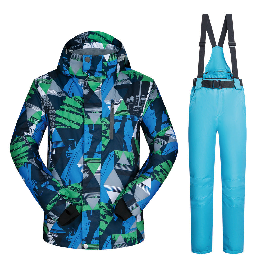 Men's Snow Ski Suit Outdoor High End Large-Size