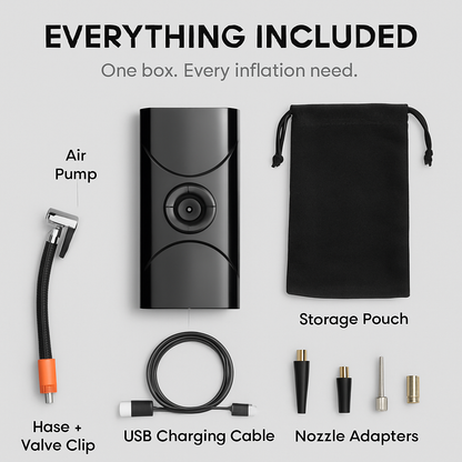 Portable Car Tire Inflator Pump with LED Light