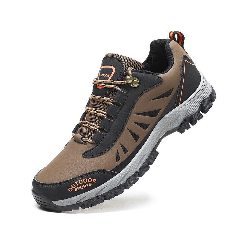 Men's Climbing Hiking Mountain Ankle High Waterproof and Lightweight