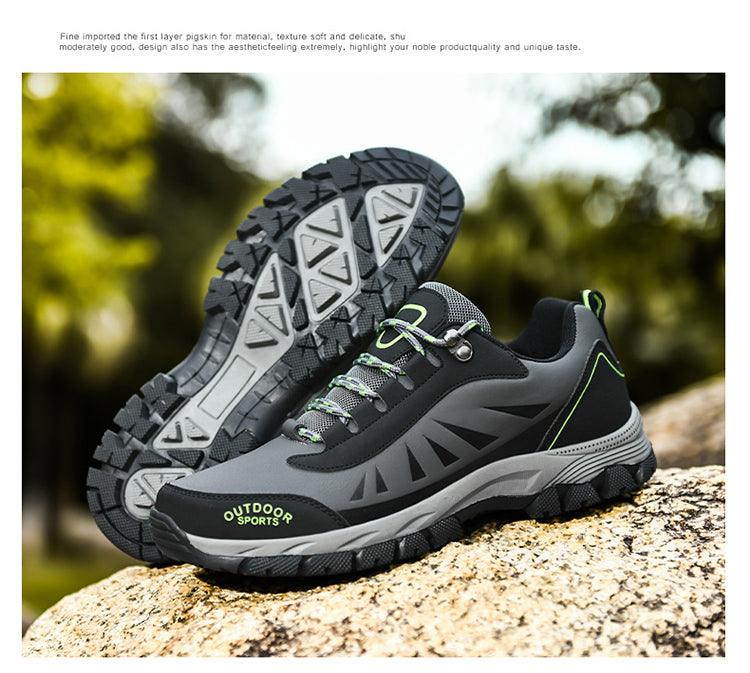 Men's Climbing Hiking Mountain Ankle High Waterproof and Lightweight