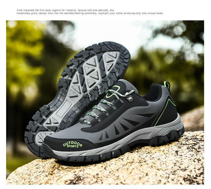 Men's Climbing Hiking Mountain Ankle High Waterproof and Lightweight