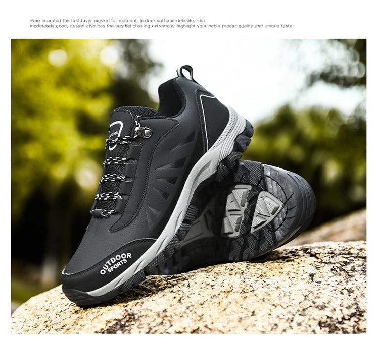 Men's Climbing Hiking Mountain Ankle High Waterproof and Lightweight