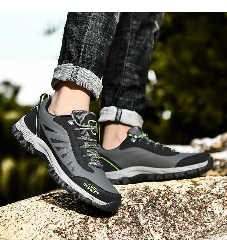 Men's Climbing Hiking Mountain Ankle High Waterproof and Lightweight