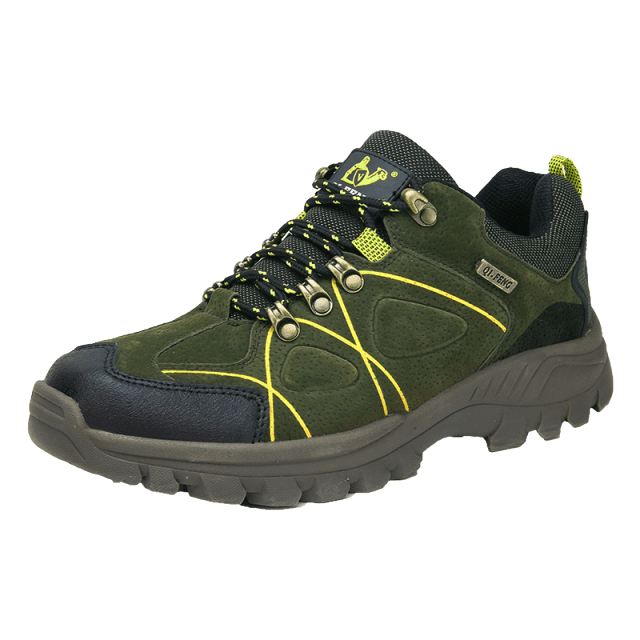 Mountain Hiking Climbing Shoes Leather Waterproof Lightweight Outdoor