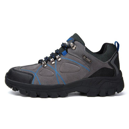 Mountain Hiking Climbing Shoes Leather Waterproof Lightweight Outdoor