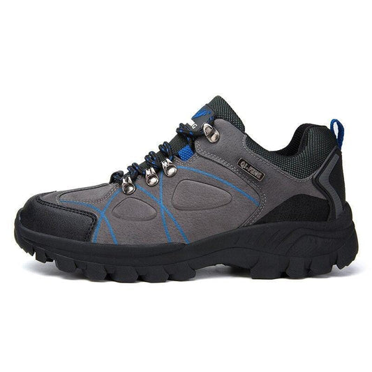 Mountain Hiking Climbing Shoes Leather Waterproof Lightweight Outdoor