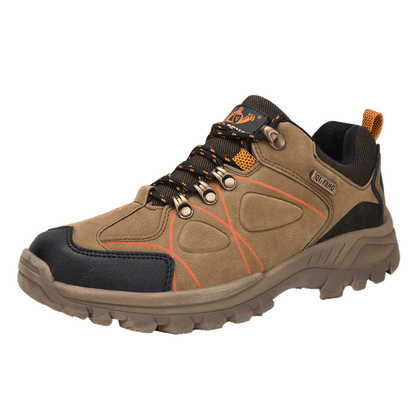 Mountain Hiking Climbing Shoes Leather Waterproof Lightweight Outdoor
