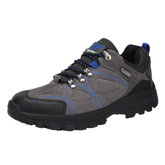 Mountain Hiking Climbing Shoes Leather Waterproof Lightweight Outdoor