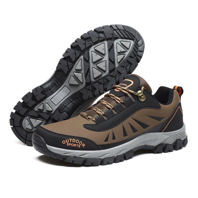 Men's Climbing Hiking Mountain Ankle High Waterproof and Lightweight