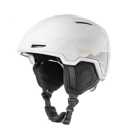 Ski Helmet with Adjustable Ventilation and Detachable Liner for Winter Sports