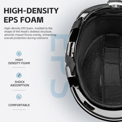 Ski Helmet with Adjustable Ventilation and Detachable Liner for Winter Sports