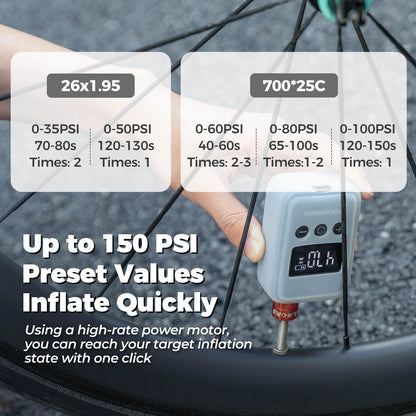 Mini Electric Bike Pump