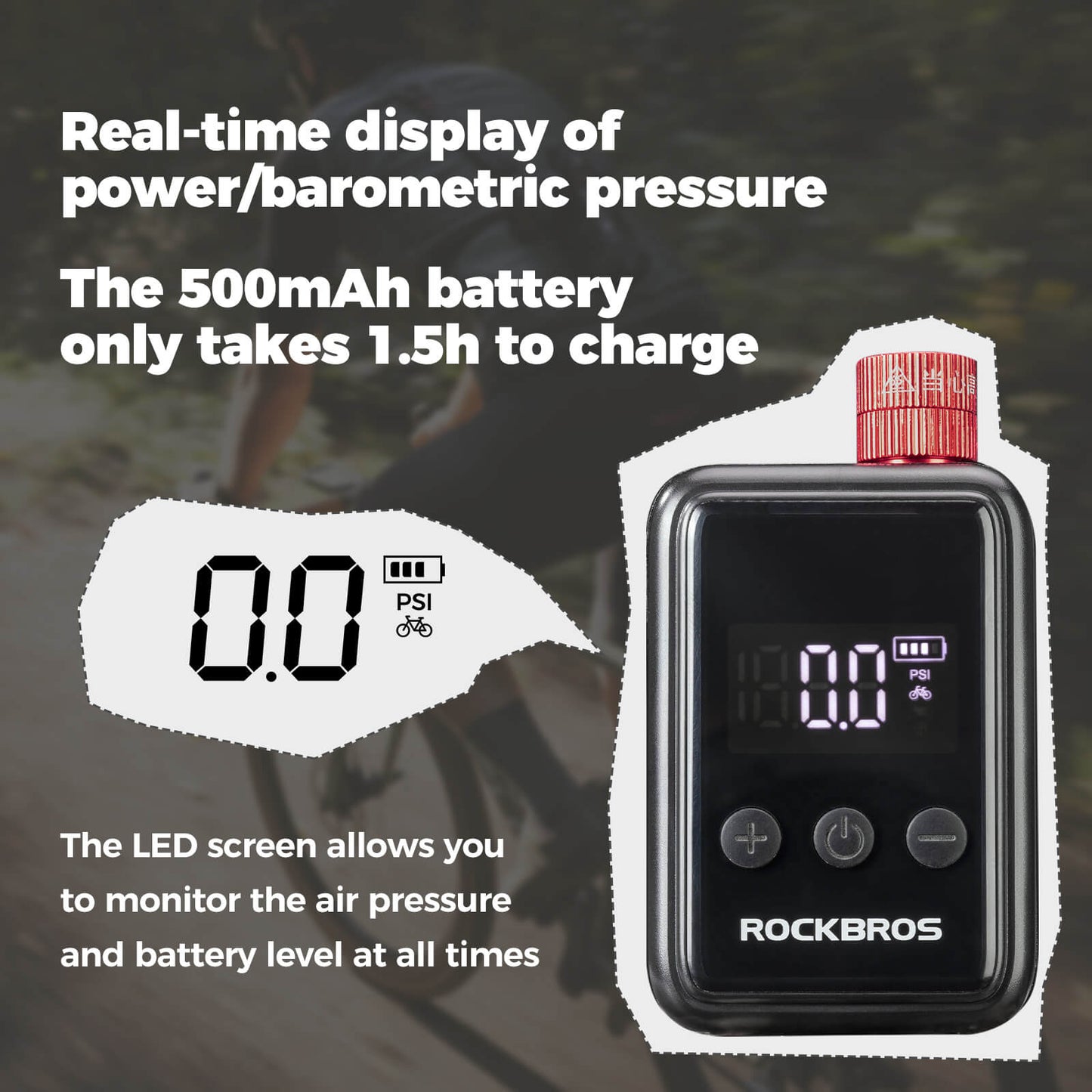Mini Electric Bike Pump