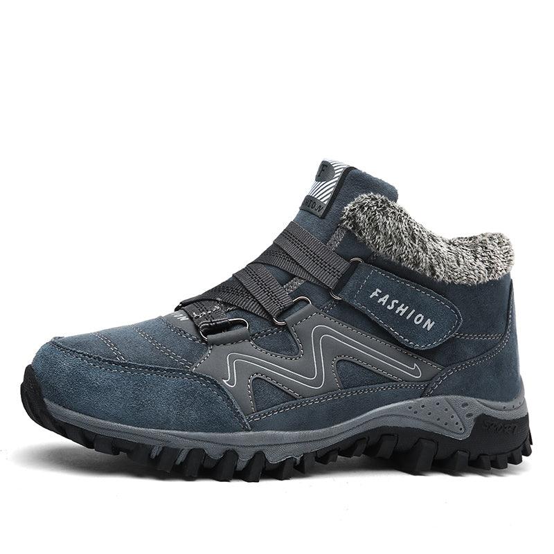 Winter Boots with Fur Warm Leather Snow Boots