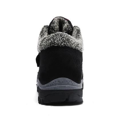 Winter Boots with Fur Warm Leather Snow Boots