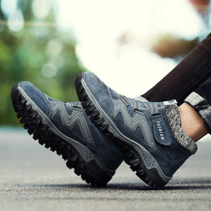 Winter Boots with Fur Warm Leather Snow Boots